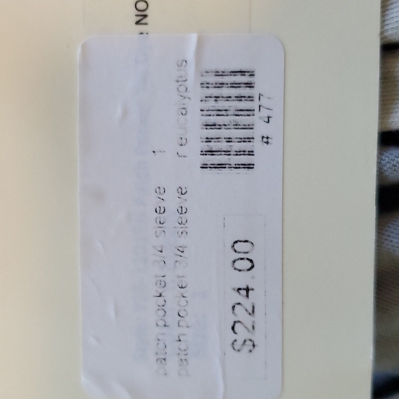 NWT Raquel Allegra Gray and Yellow Long Sleeve Top - Picture 8 of 11